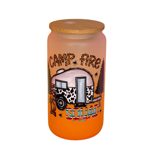 Camp Fire Squad Glass Libbey Cup