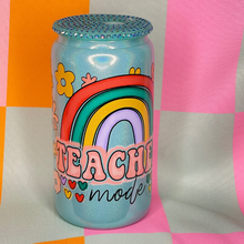 Load image into Gallery viewer, Teacher Mode Shimmer Bling Cup
