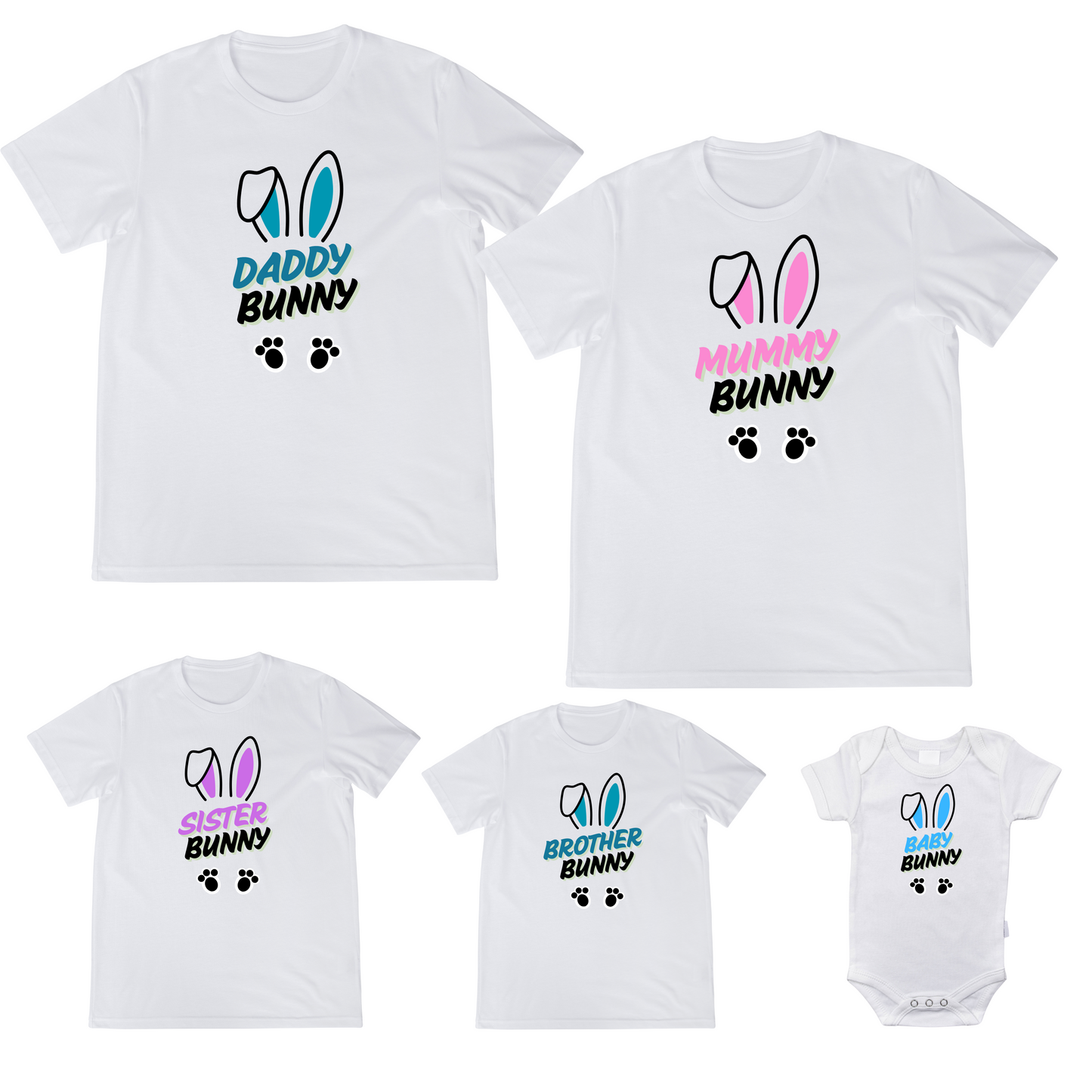 Family Easter Tshirts - Personalised Easter  Tshirts