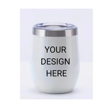 Load image into Gallery viewer, Personalised White Double Wall Insulated 12oz Tumbler
