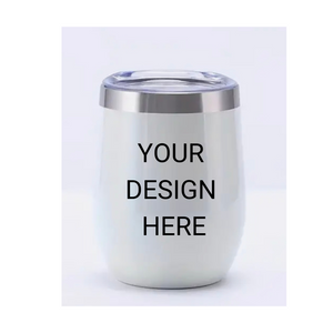 Personalised White Double Wall Insulated 12oz Tumbler