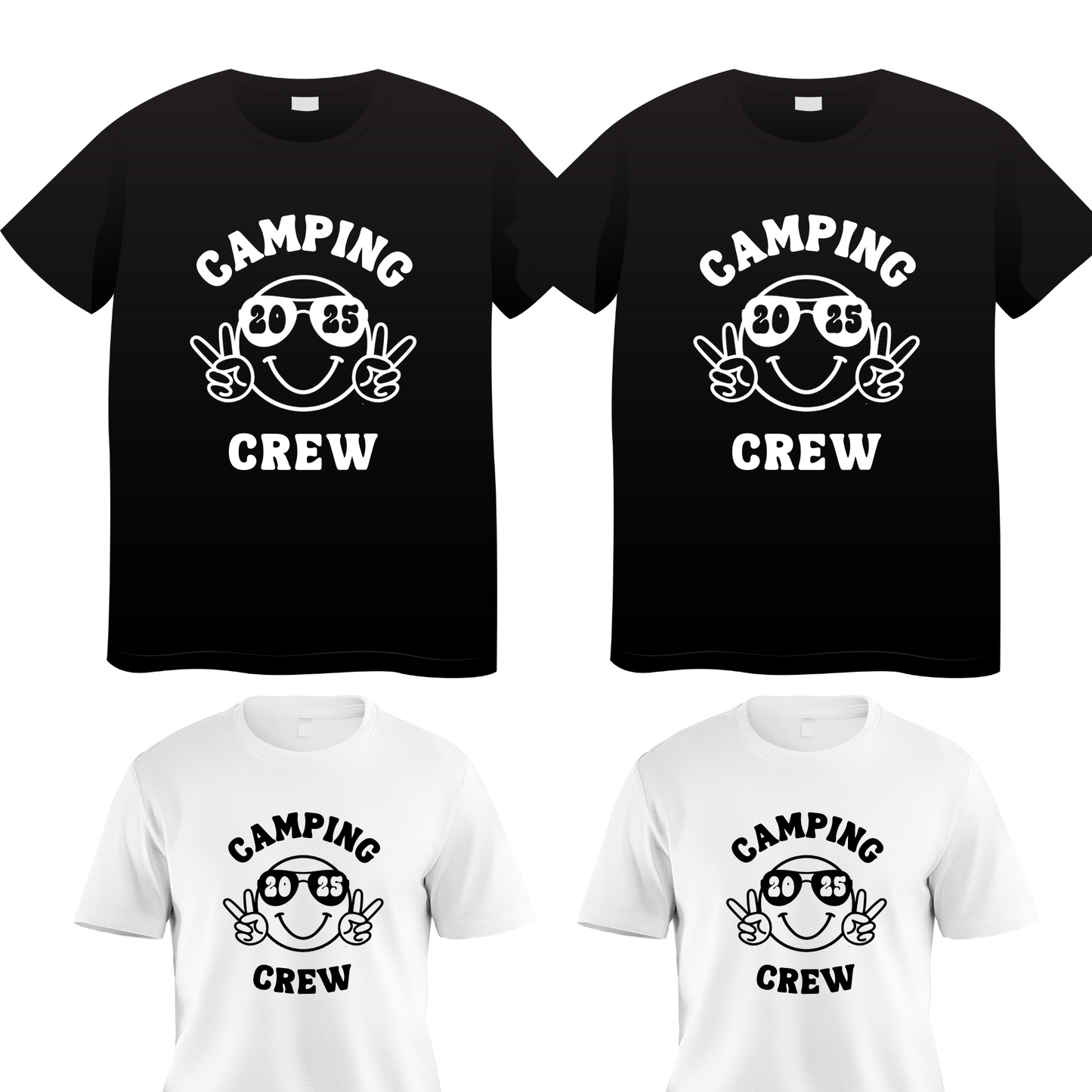 personalised matching camping tshirts