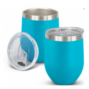 Personalised Aqua 12oz Wine Tumbler