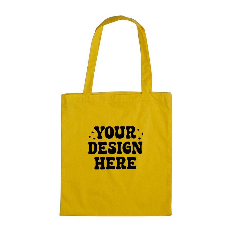 Personalised Yellow Tote Bag