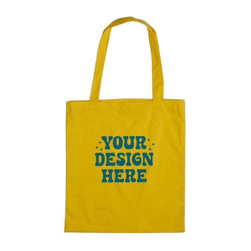 Personalised Yellow Tote Bag