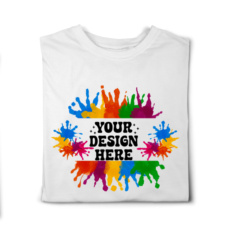 Personalised Sublimation White Tshirt