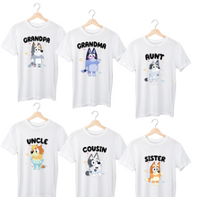 Load image into Gallery viewer, Bluey Family Tshirts
