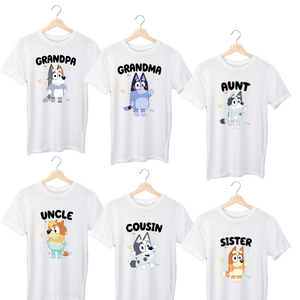 Bluey Family Tshirts