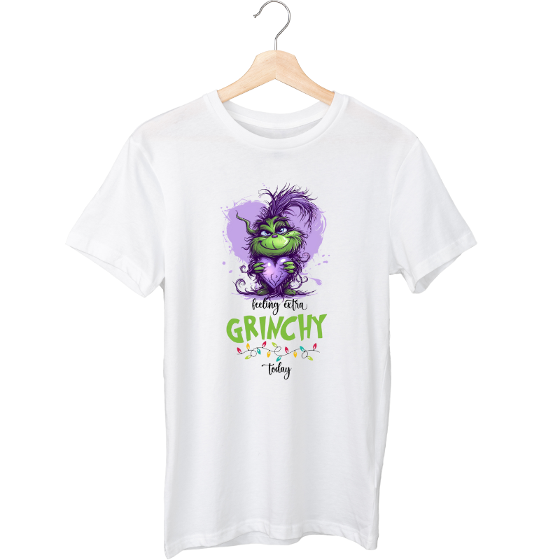 Extra Grinchy Today Purple Heart Tshirt