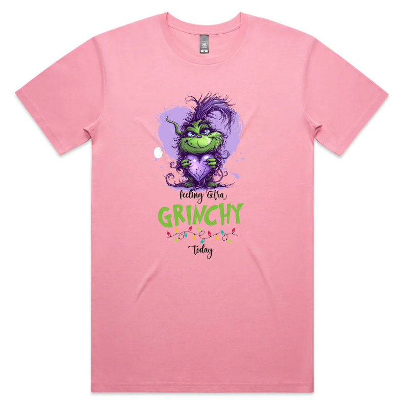 Extra Grinchy Today Purple Heart Tshirt