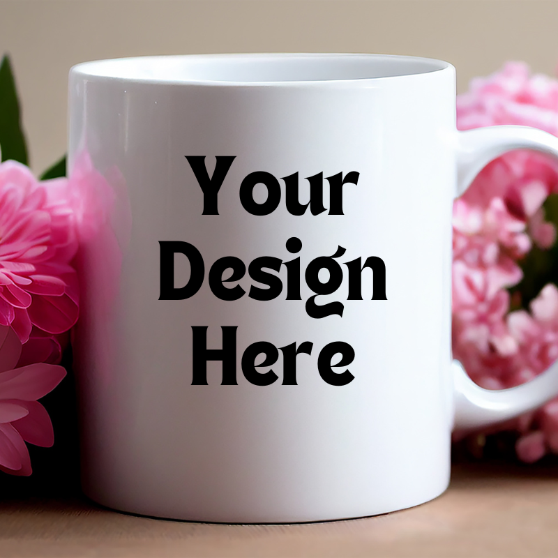 Bulk Custom Ceramic Coffee Mugs - Minimum 50 Cups Deal