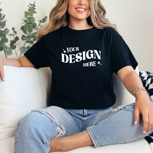 Personalised Tshirt - Black