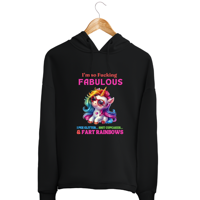 Naughty Unicorn FABULOUS Hoodie