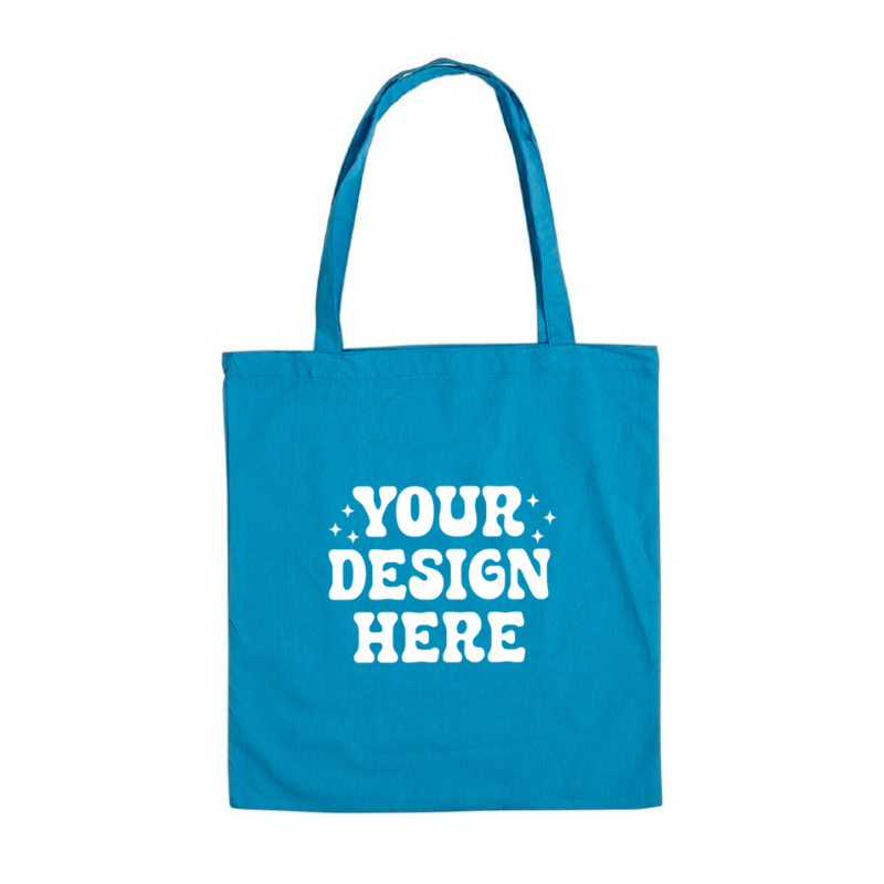 Personalised Blue Tote Bag