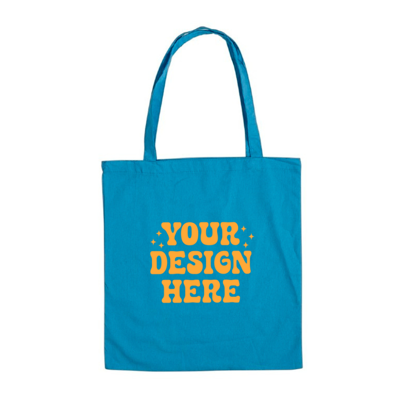 Personalised Blue Tote Bag