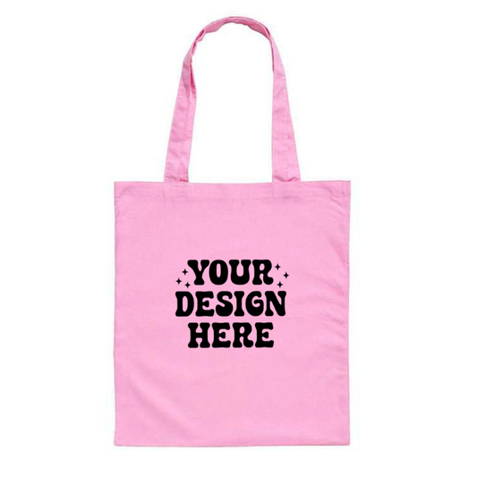 Personalised Pink Tote Bag