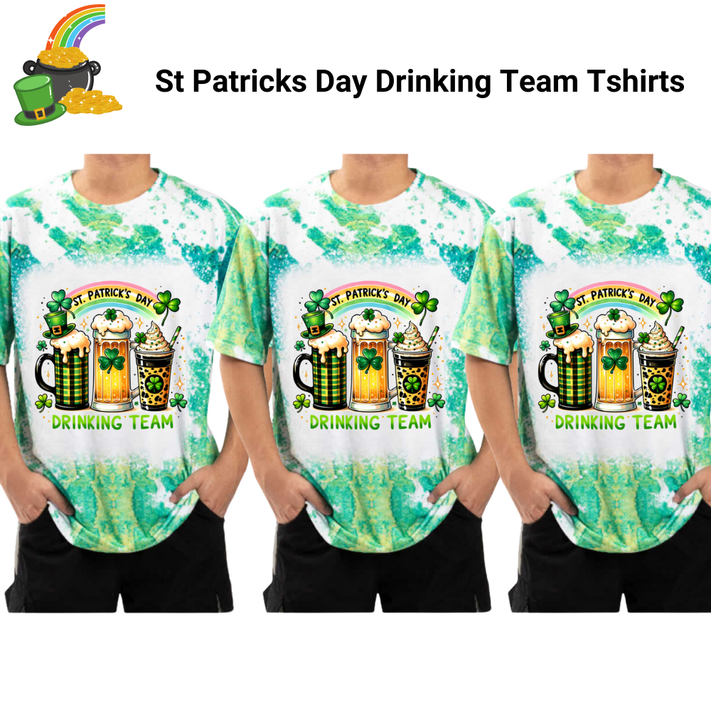 St Patricks Day Drinking Team Squad Tshirts