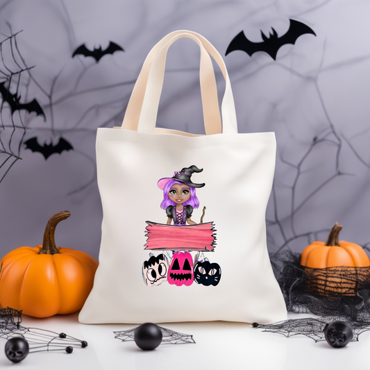 Witch Tote Bag Halloween