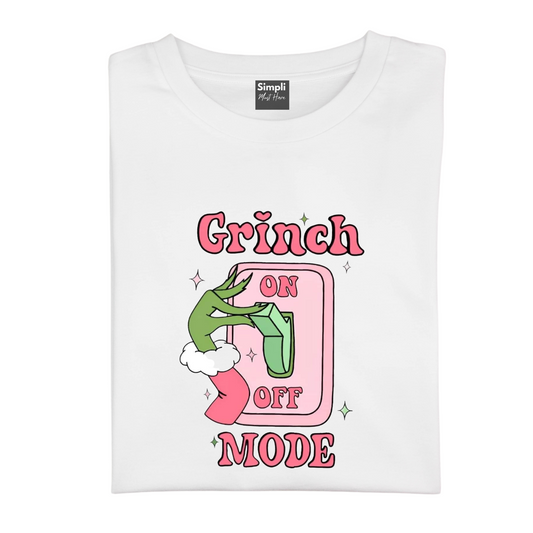 Grinch Mode Pink Tshirt