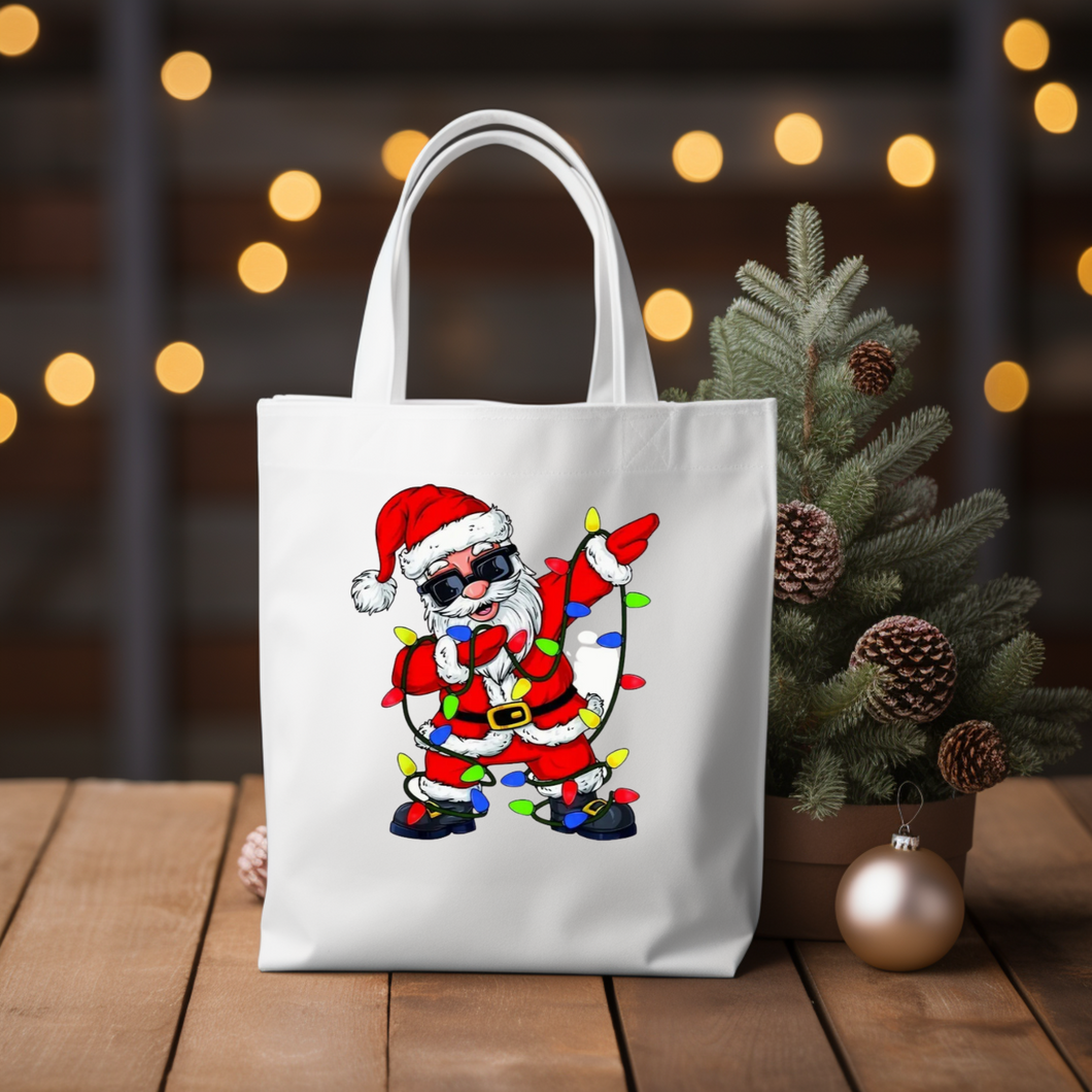 Dabbing Santa Tote Bag