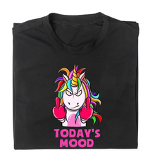 Load image into Gallery viewer, Todays Mood Unicorn Tshirt
