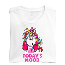 Load image into Gallery viewer, Todays Mood Unicorn Tshirt
