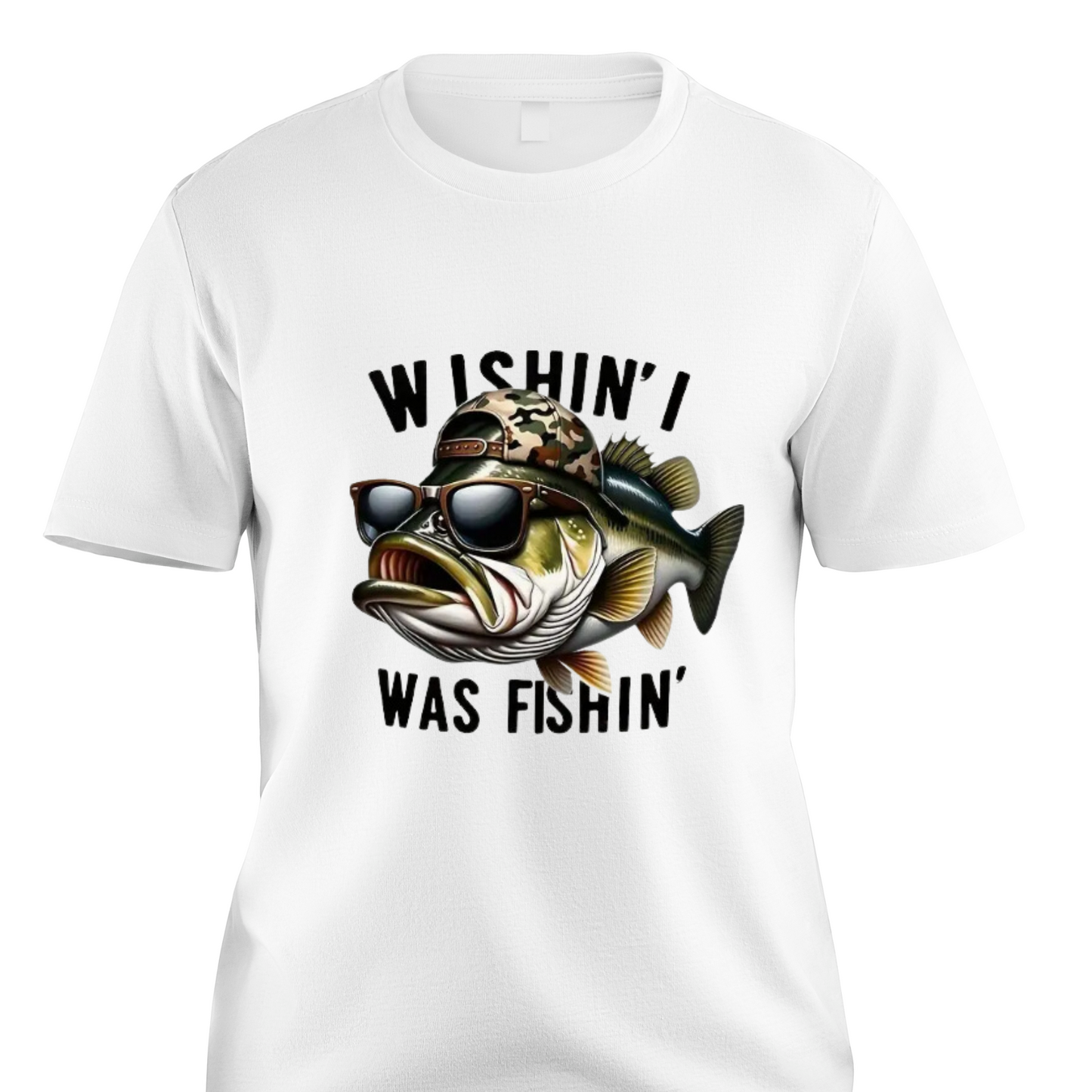 Wishin I Was Fishin shirt