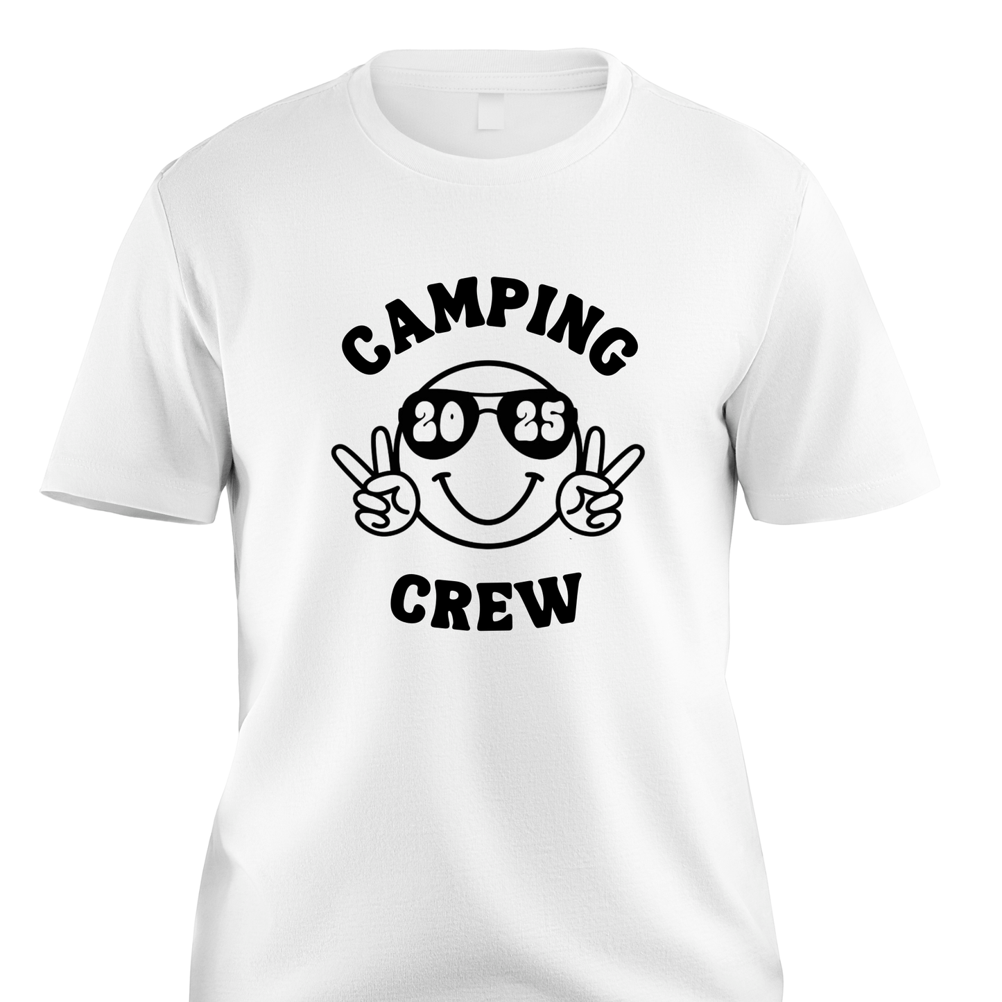 matching camping crew 2025 tshirt