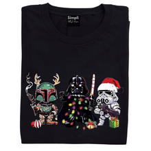 Load image into Gallery viewer, Star Wars Fun Xmas Tshirt

