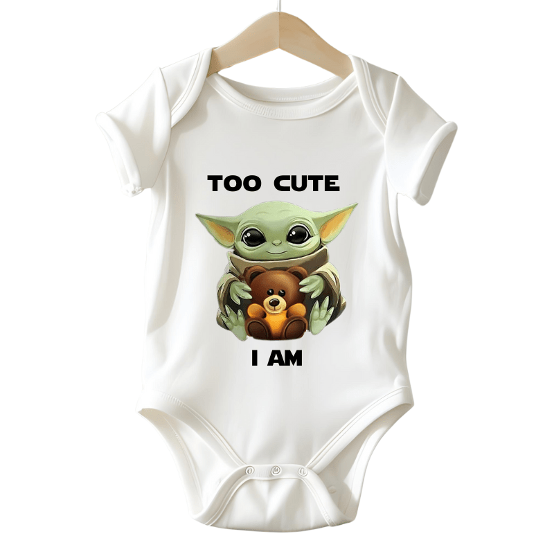 Simpli Must Have Baby Onesie Baby Yoda Cheeky Baby Onesie
