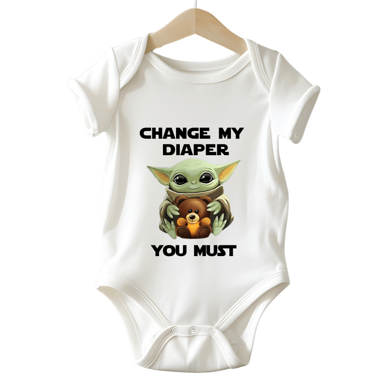 Simpli Must Have Baby Onesie Baby Yoda Cheeky Baby Onesie