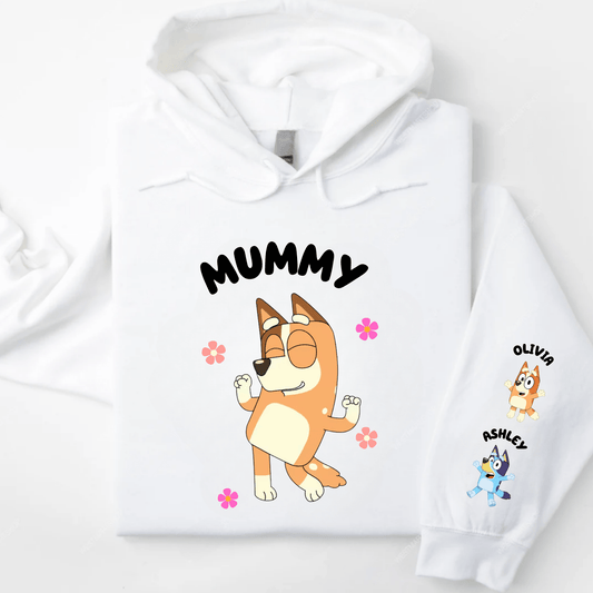 Simpli Must Have Hoodie Bluey Hoodie Personalised Mum, Gran, Nan, Aunt