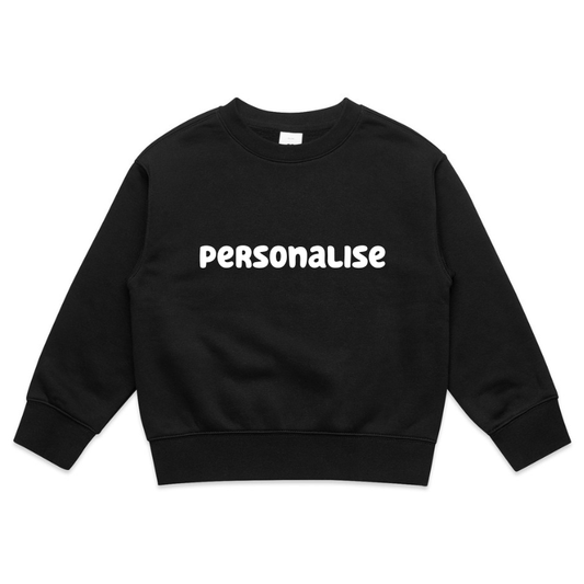 Simpli Must Have Jumper Personalised Black Kids Jumper