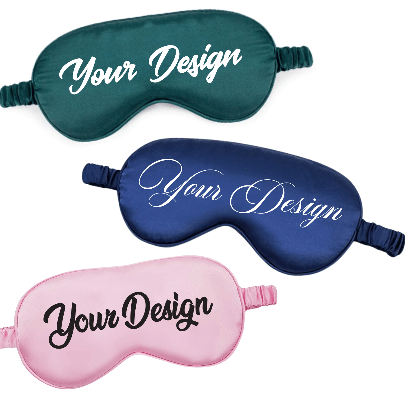 Simpli Must Have Sleep Masks Personalised Emerald Satin Sleep Mask
