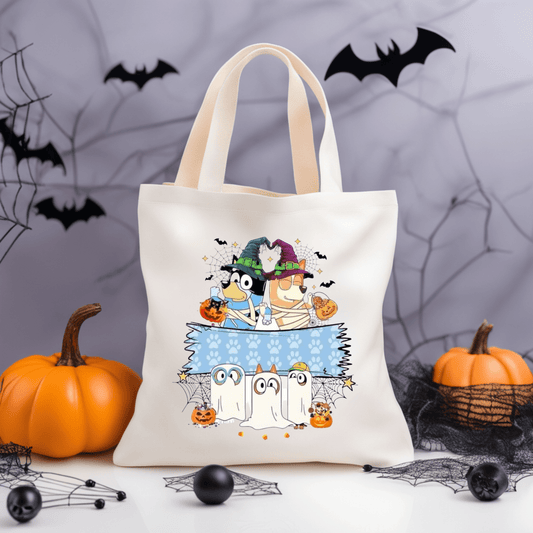 Simpli Must Have Tote Bag Bluey Tote Bag Halloween