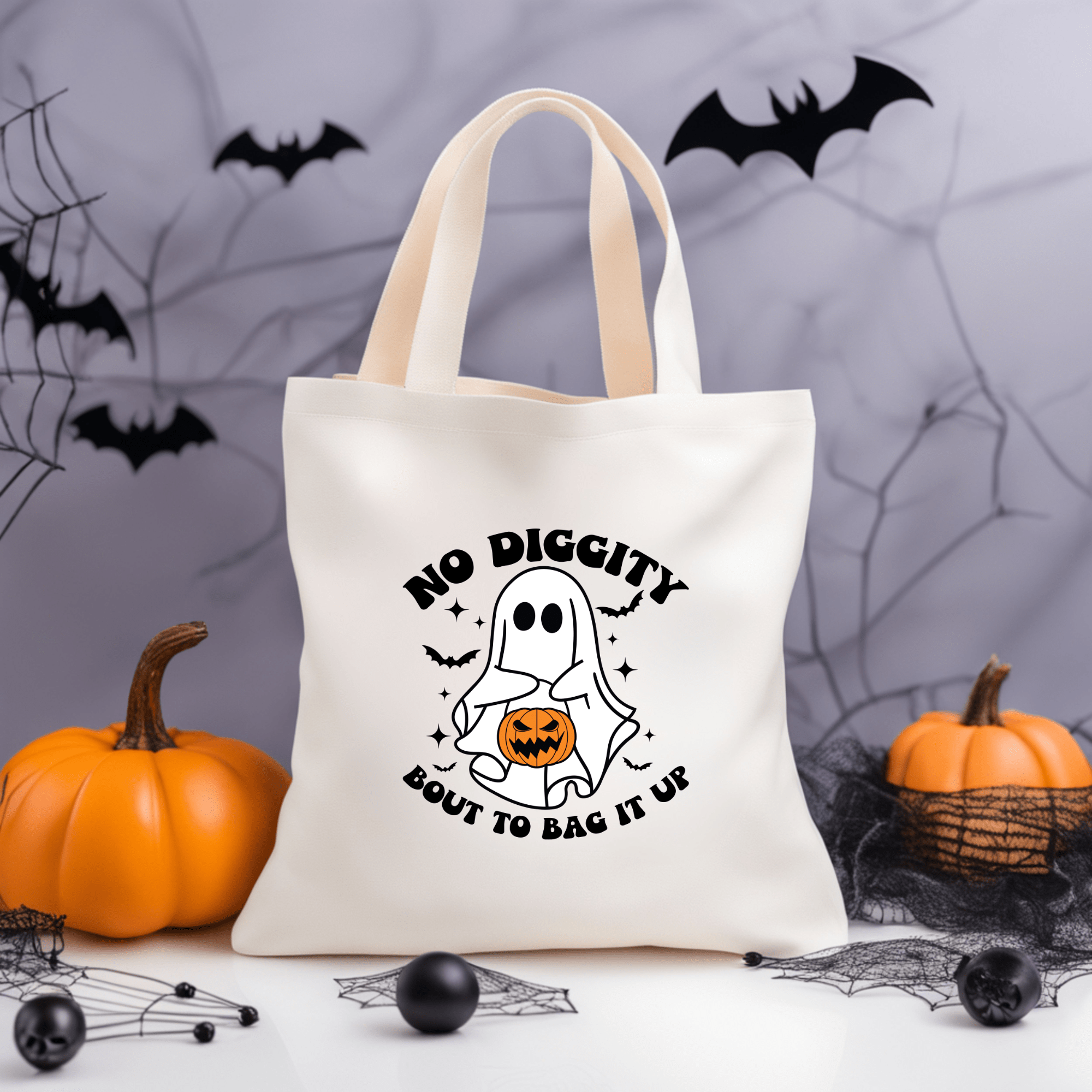 Simpli Must Have Tote Bag No Diggity Tote Bag Halloween