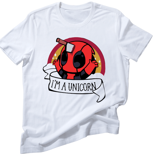 Simpli Must Have TShirt DeadPool I'm A Unicorn Tshirt