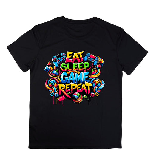 Simpli Must Have Tshirt Eat Sleep Game Repeat Tshirt Gamer Tshirt