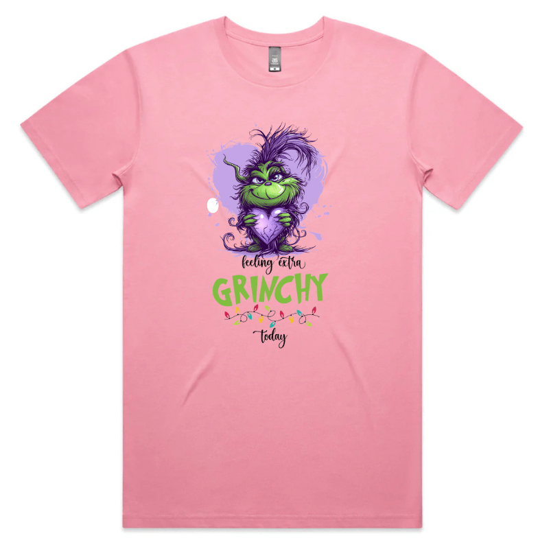 Simpli Must Have TShirt Extra Grinchy Today Purple Heart Tshirt