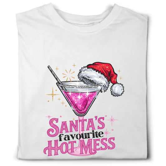 Simpli Must Have TShirt Santa's Favourite Hot Mess Tshirt