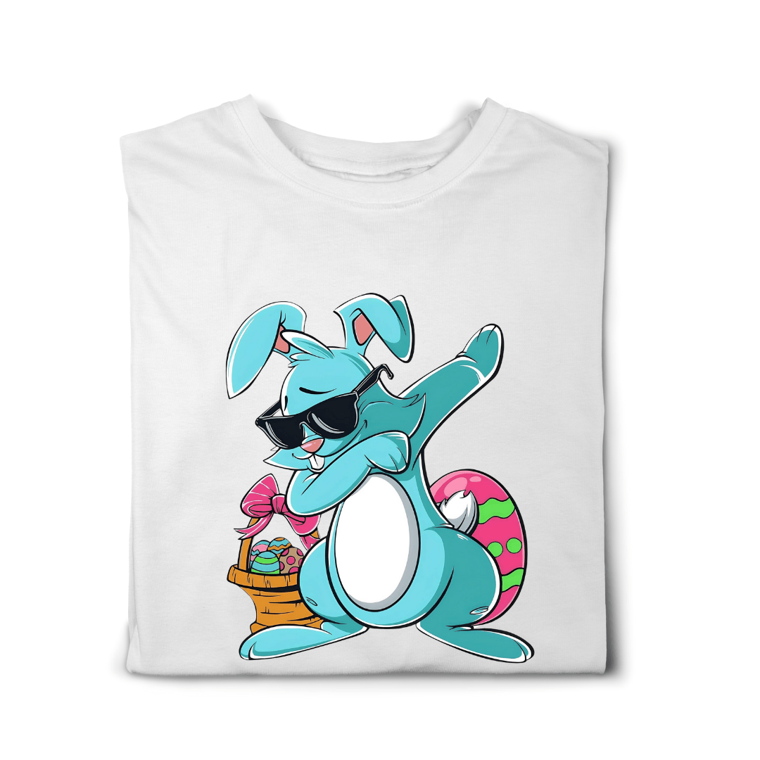 Simpli tshirt Dabbing Easter Bunny Tshirt