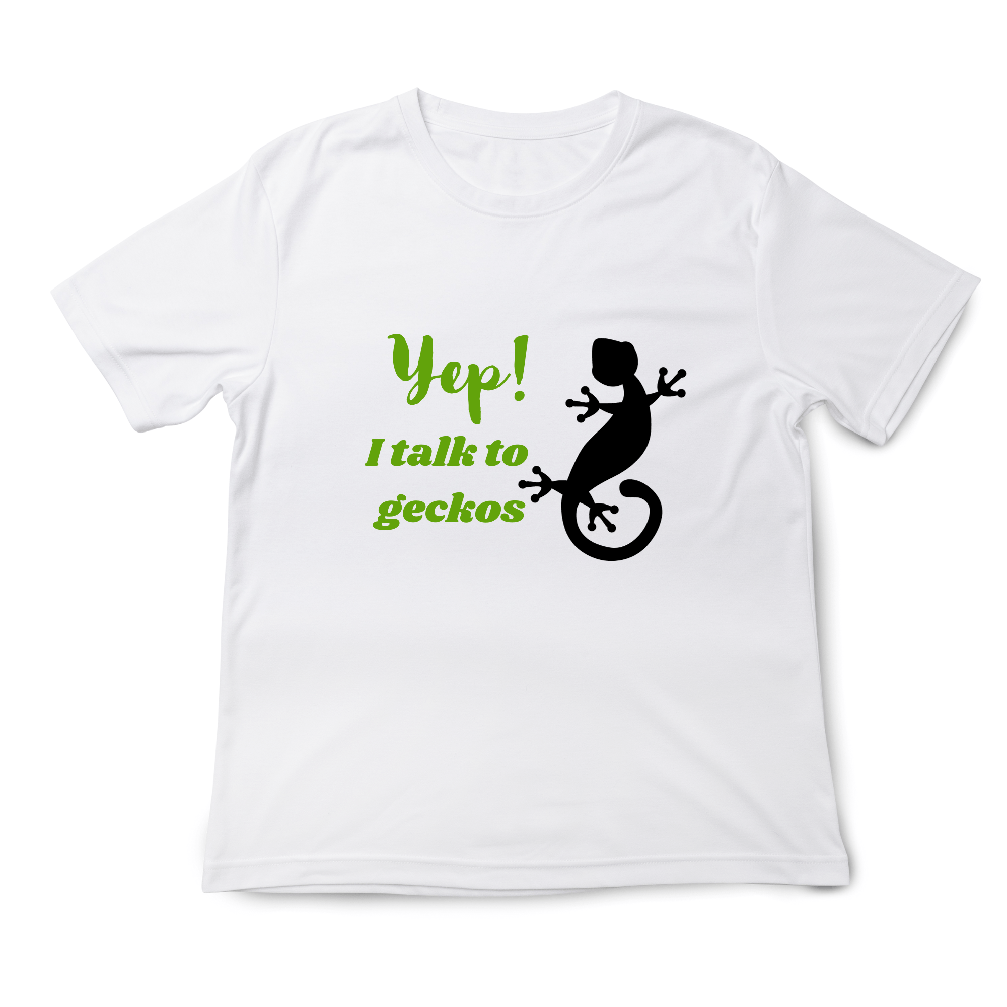 Simpli tshirt Yep I Talk to Geckos Tshirt