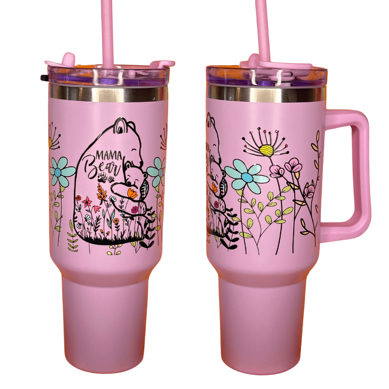 SimpliMust 40oz tumbler Mama Bear 40oz Tumbler