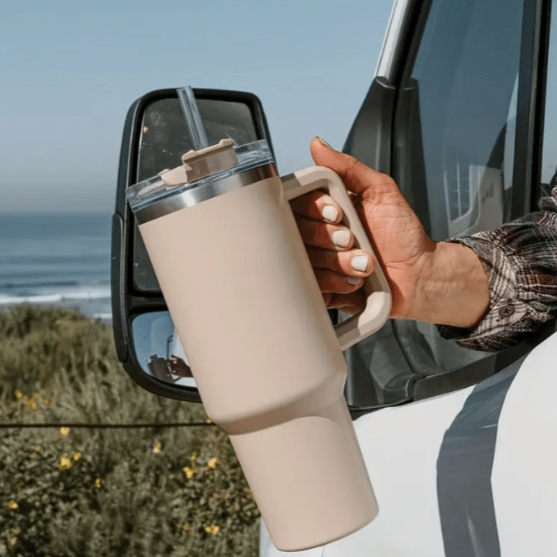 SimpliMust 40oz tumbler Personalised 40oz Tumbler with Handle