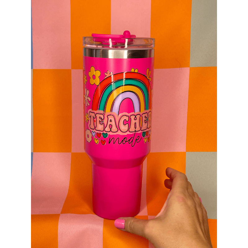 SimpliMust 40oz tumbler Teacher Mode 40oz Cup