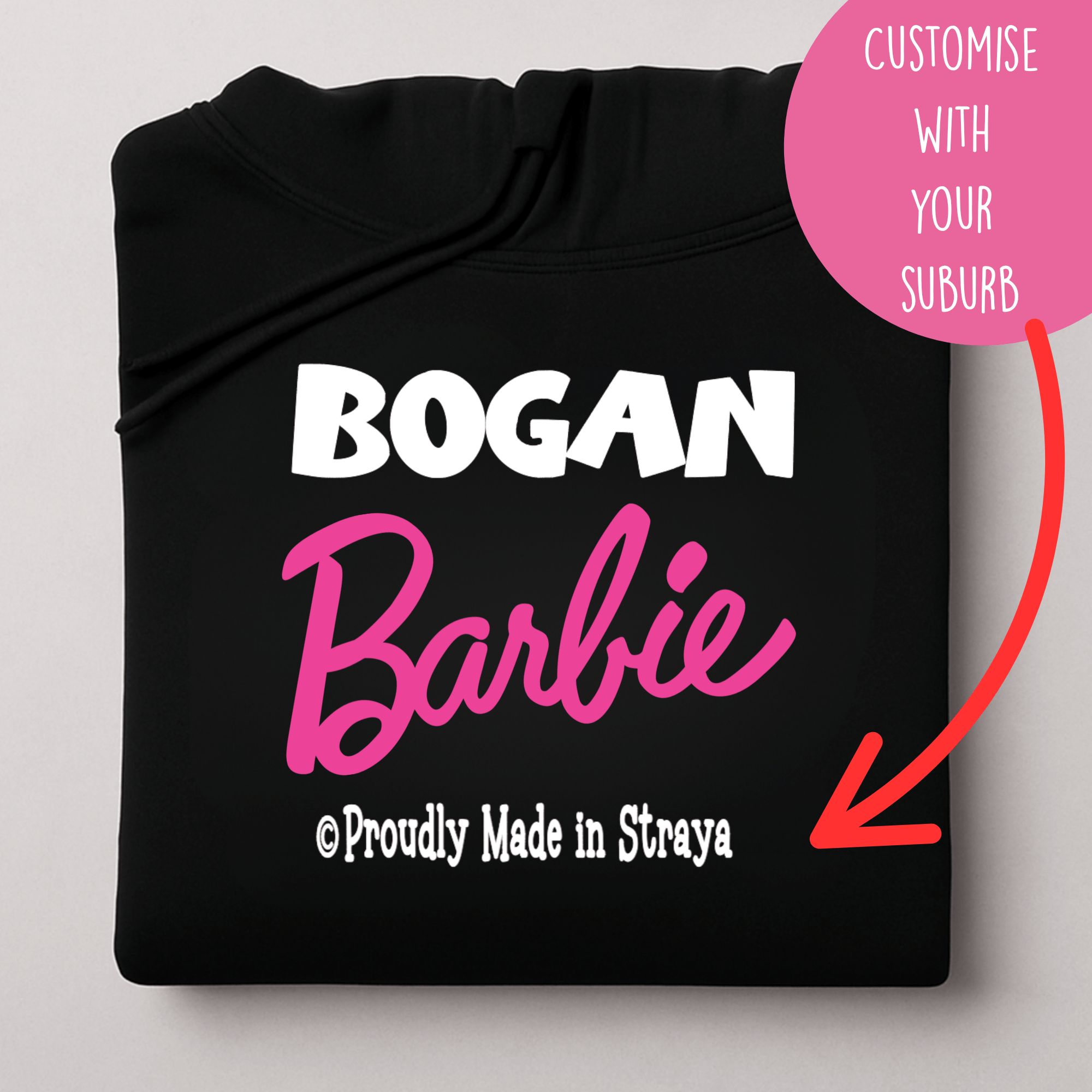 SimpliMust Bogan Barbie Hoodie