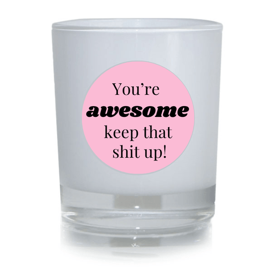 SimpliMust Candles You're Awesome Candle
