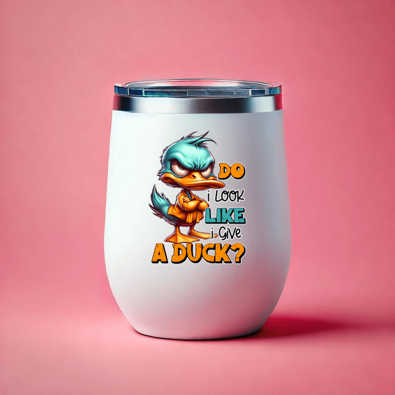 SimpliMust Do I Look Like I Give a Duck Wine Tumbler