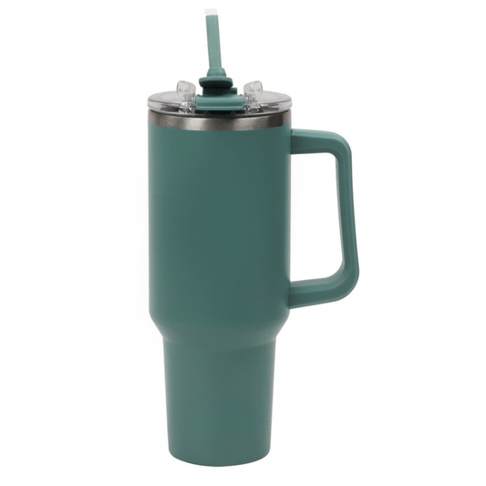 SimpliMust Drinkbottle Personalised 40oz Tumbler Cup - Green