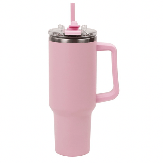SimpliMust Drinkbottle Personalised 40oz Tumbler Cup - Pink